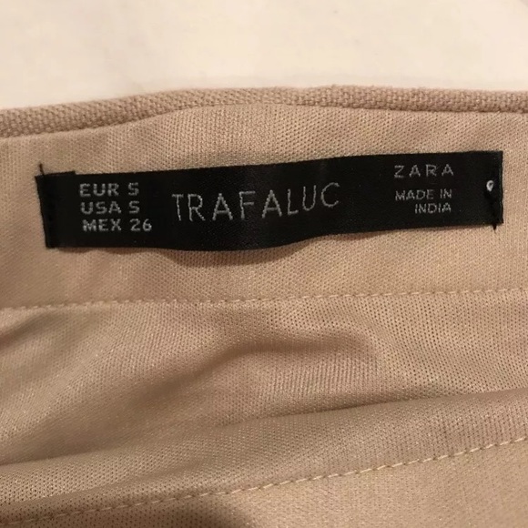 Zara Small Beaded Chevron Mini Skirt - Picture 3 of 4